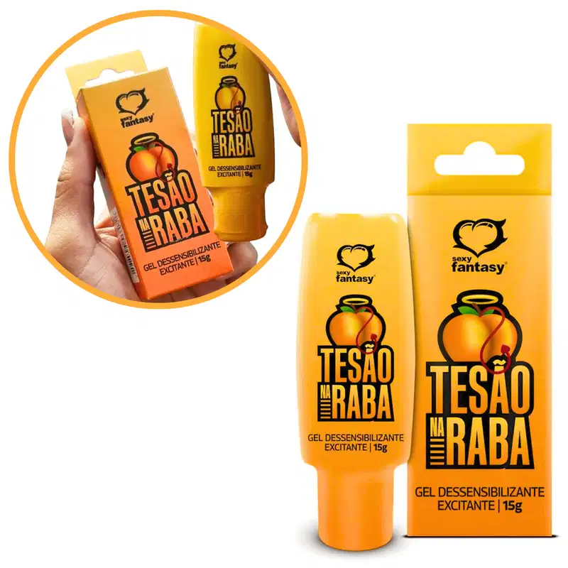 Tesão na Raba Gel Dessensibilizante e Excitante Sexy Fantasy