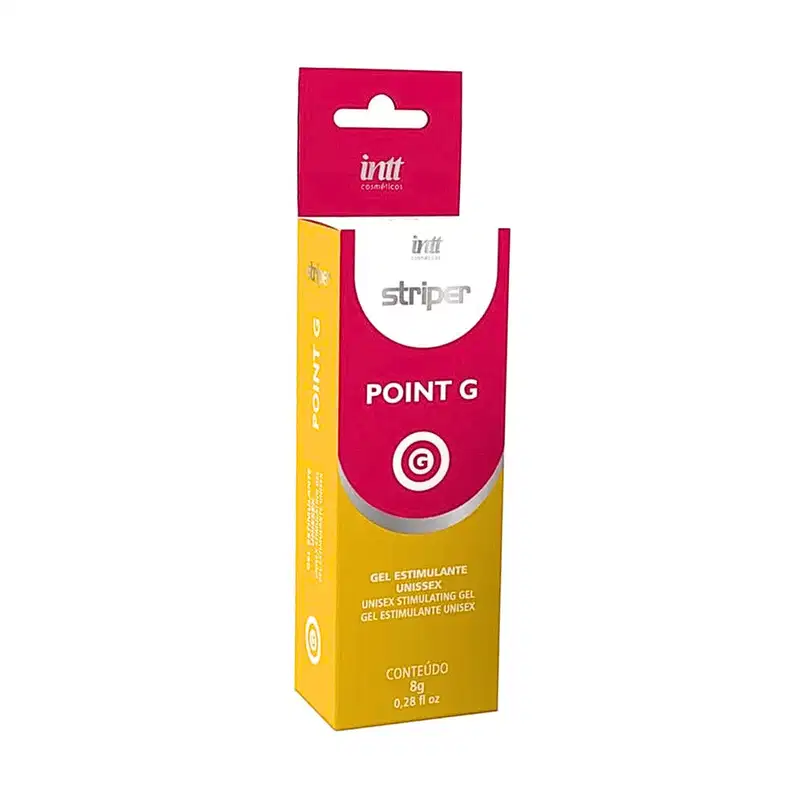 Gel Estimulante Unissex Point G Linha Striper Intt