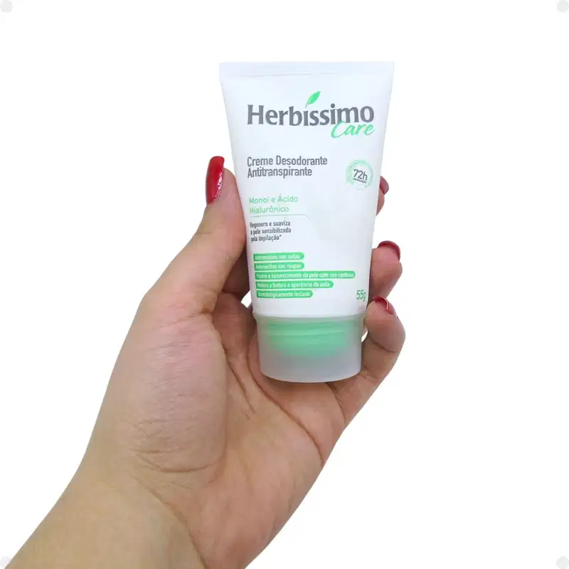 Kit Herbíssimo Care Monoi e Ácido Hialurônico: 3 Cremes Desodorante 55g