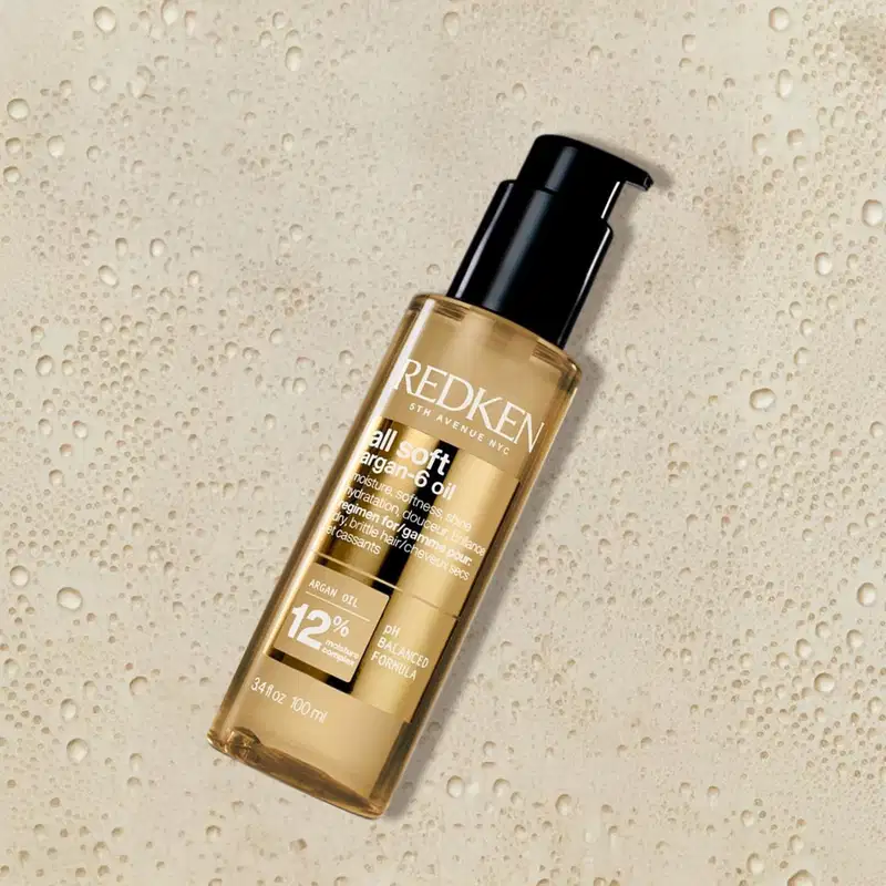 Kit Redken All Soft Shampoo Máscara Óleo (3 produtos)
