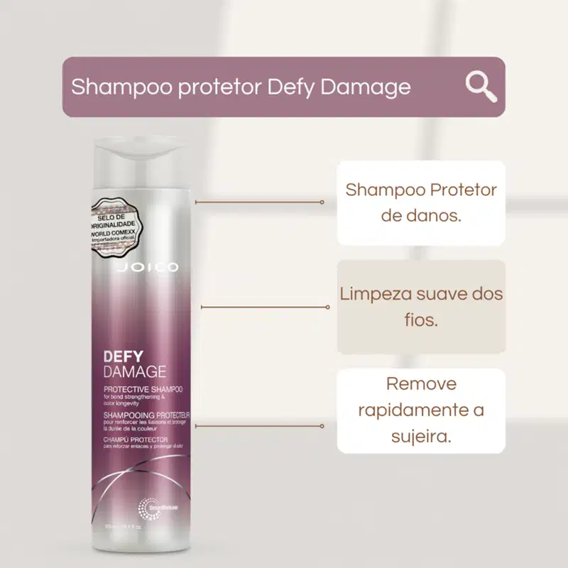 Kit Joico Defy Damage Protective Duo Shield (3 produtos)