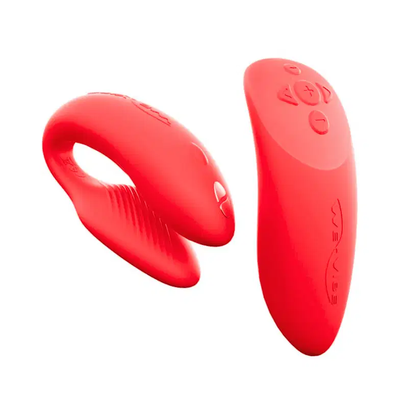 Vibrador de Casal We-Vibe Chorus com Controle Remoto e Aplicativo Coral