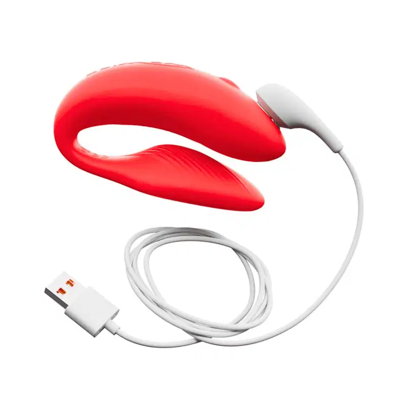 Vibrador de Casal We-Vibe Chorus com Controle Remoto e Aplicativo Coral