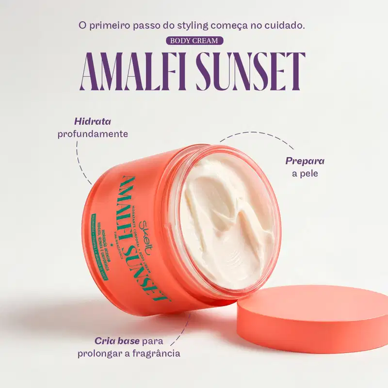 Kit Skelt Summer Vibes Amalfi Sunset Protetor Solar Hidratante (2 produtos)