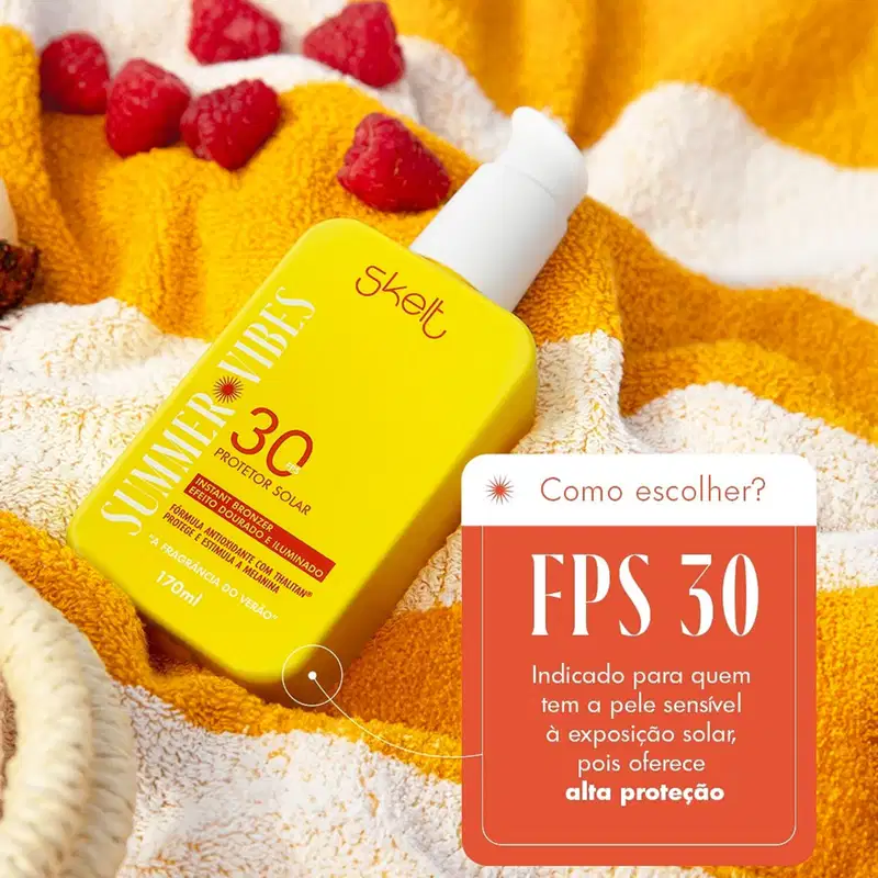 Kit Skelt Summer Vibes FPS30 Amalfi Protetor Solar Hidratante (2 produtos)