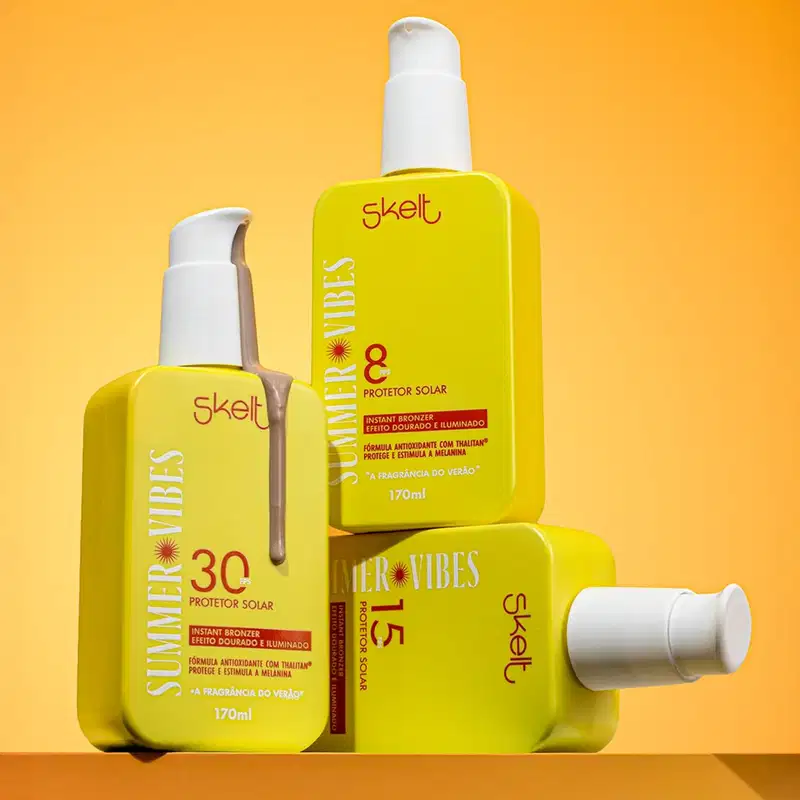 Kit Skelt Summer Vibes FPS30 Amalfi Protetor Solar Hidratante (2 produtos)