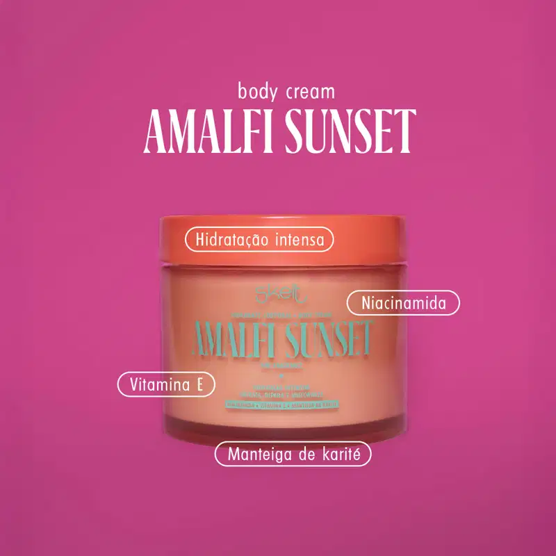 Kit Skelt Summer Vibes FPS30 Amalfi Protetor Solar Hidratante (2 produtos)