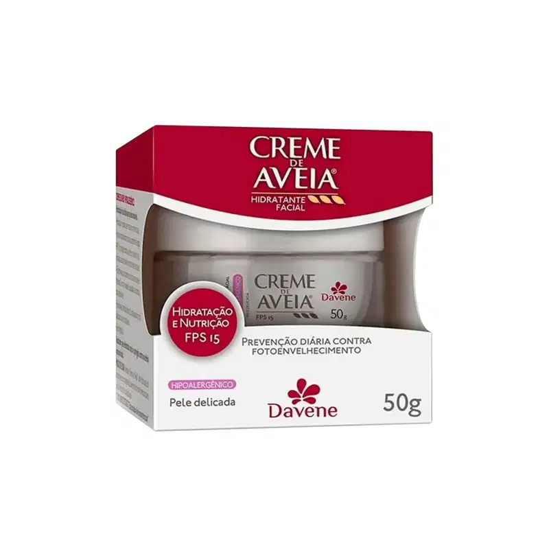 Creme Facial Aveia Davene Hipoalergeni Fps15 50g