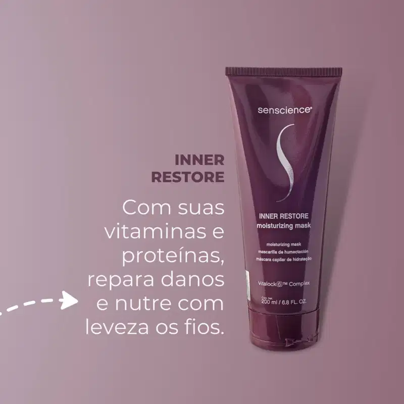 Senscience True Hue Violet Shampoo e Máscara Moisturizing (2 produtos)