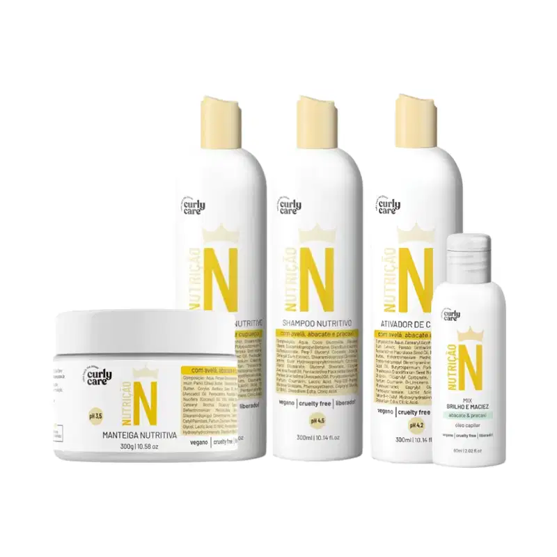 Kit Linha N Óleo Mix Brilho E Maciez - Curly Care