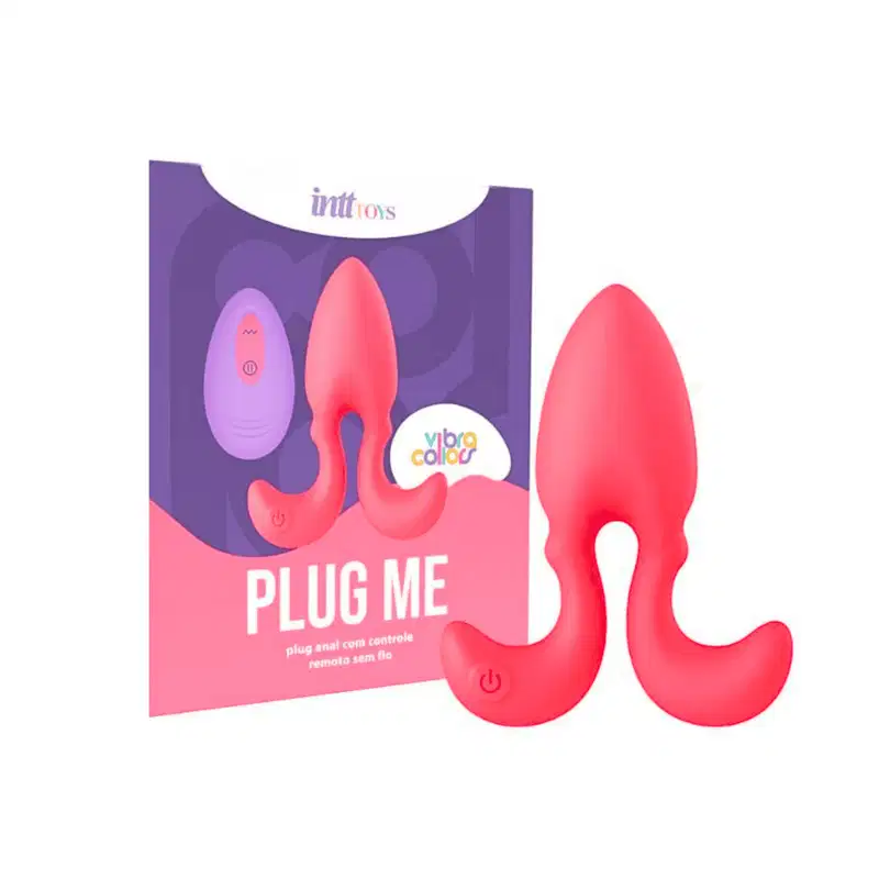 Plug Me Plug Anal Recarregável com Controle sem Fio Linha Vibra Collors
