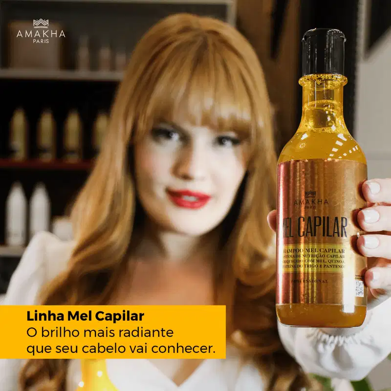 Shampoo Cabelos Opacos Mel 300ml
