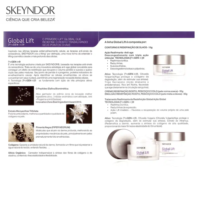 Skeyndor GLOBAL LIFTING - contorno de olhos e redefinição - 15ml