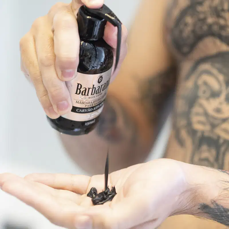 Barbarana com Carvão Ativado - Máscara Hidratante para Barba 150ml