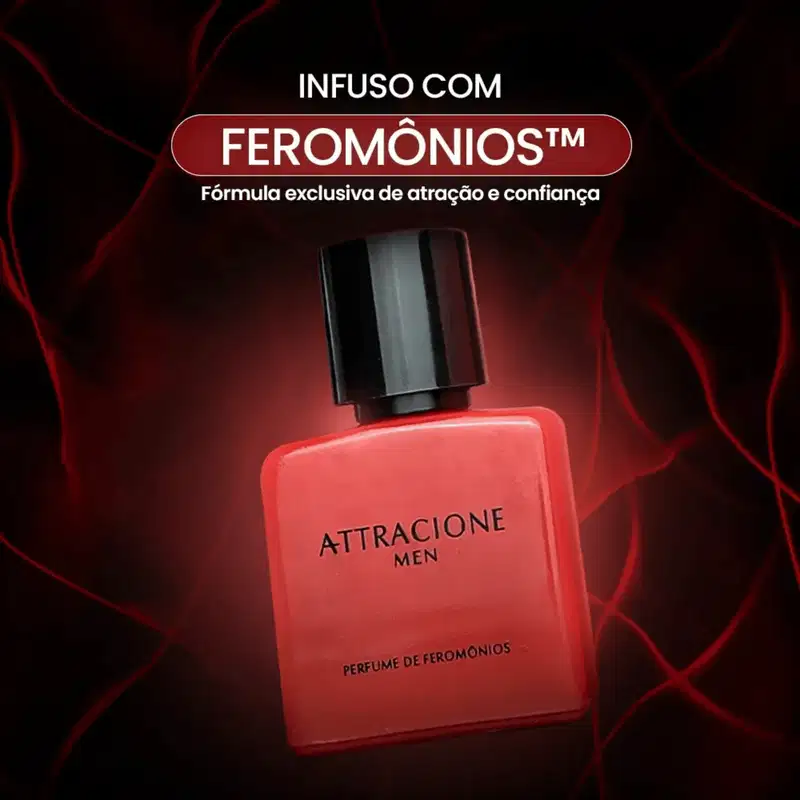 Attracione Men - Perfume Masculino Com Feromônios Ativados - 25ml