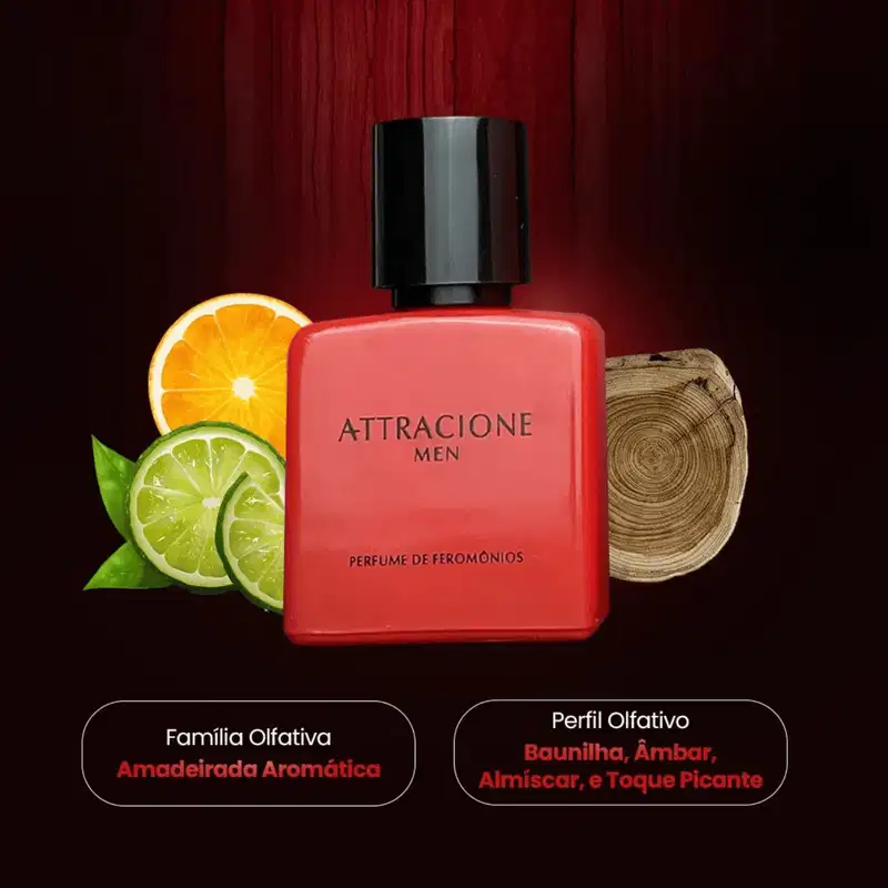 Attracione Men - Perfume Masculino Com Feromônios Ativados - 25ml