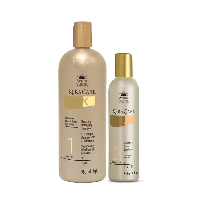 Kit Avlon KeraCare - Shampoo Hydrating Detangling 950ml + Umecto Creme Condicionador 240ml