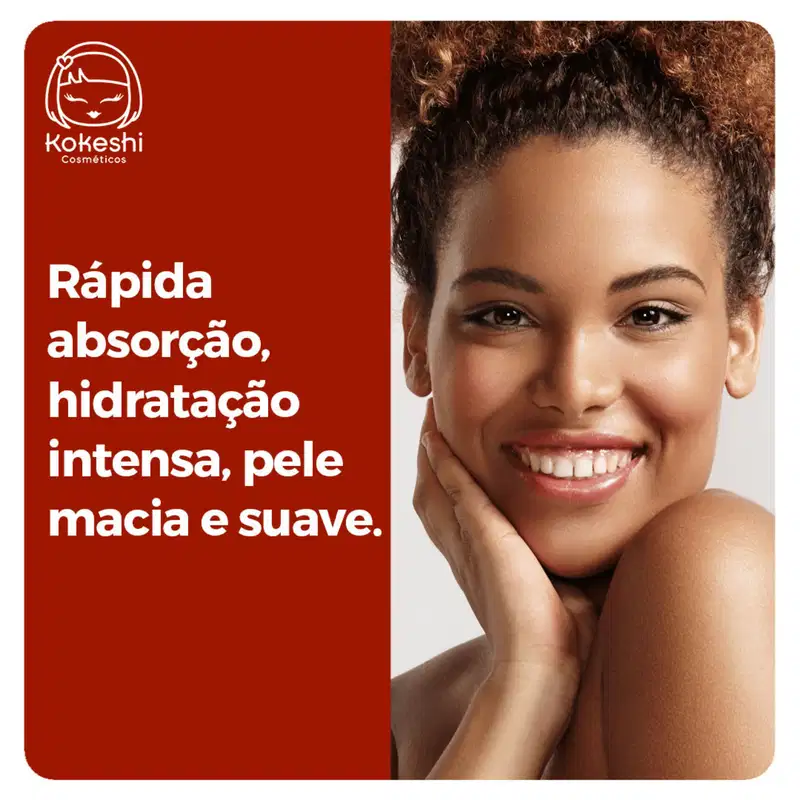 Creme Hidratante Corporal Kokeshi Pele Hidratada Macia Suave 120g