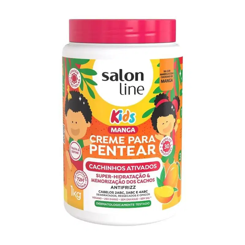 Creme para Pentear Manga Kids Cachinhos Ativados 1kg