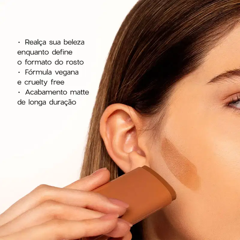 Océane Limited Contour Stick Marrom Claro - Contorno em Bastão 14g