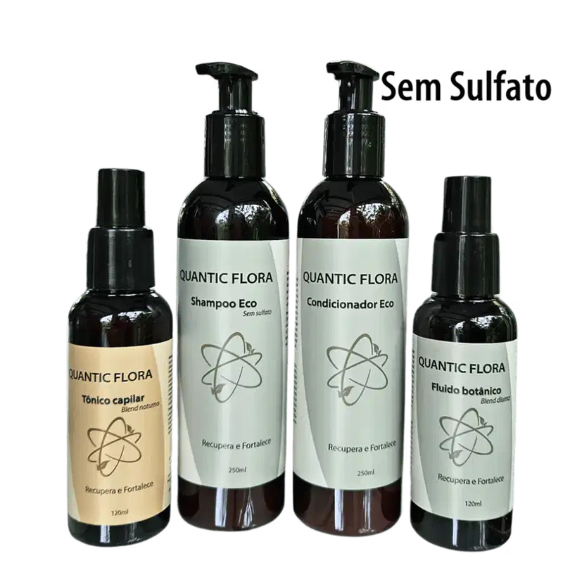 Kit Quantic Flora Tesla ECO Cuidado 24h (4 Produtos)