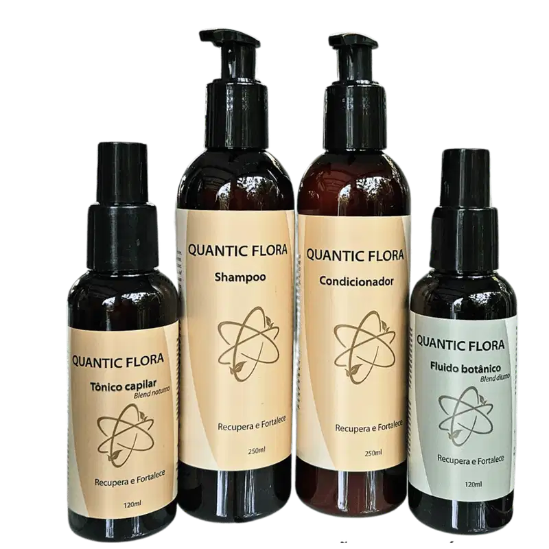 Kit Quantic Flora Tesla Cuidado 24h (4 Produtos)