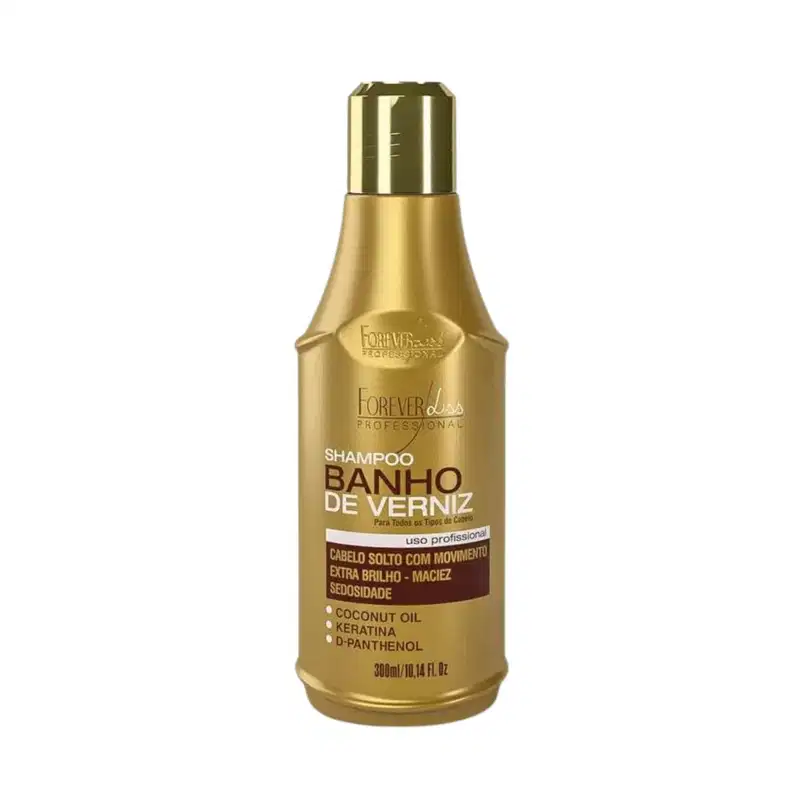 Kit Bye bye e Shampoo Máscara Banho de verniz Forever Liss