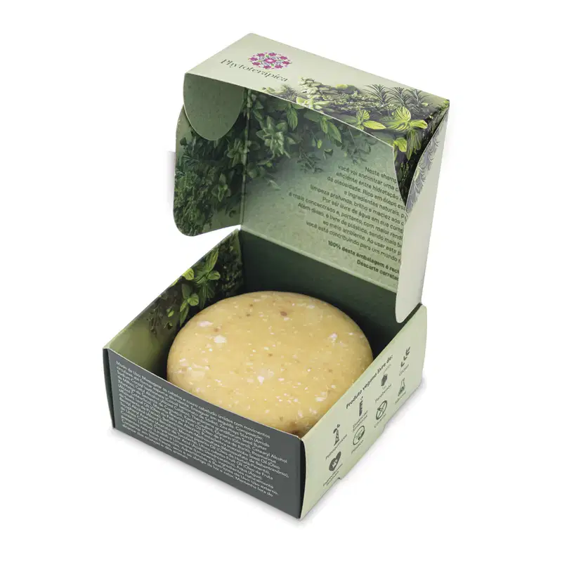 Shampoo em Barra 70g - Alecrim. Hortelã e Litsea Cubeba - Para Cabelos Oleosos