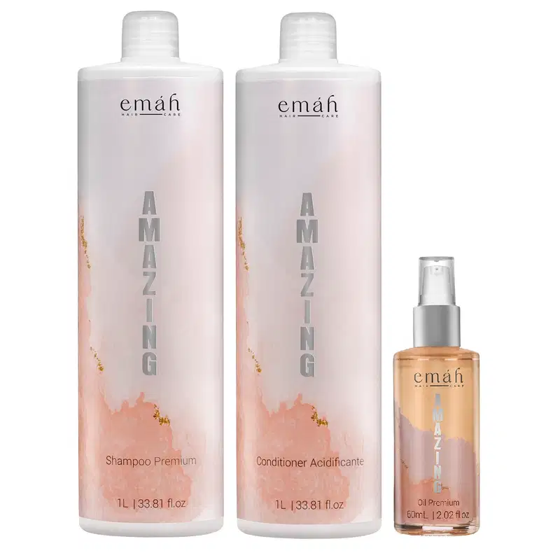 Kit Emáh Amazing Super Oil (3 Produtos)