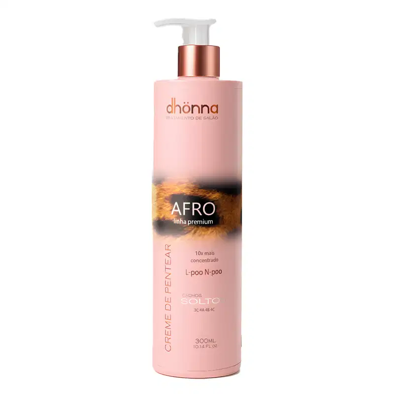 Duo Mix Creme de Pentear Afro 4abc e Gel e Creme Crespos 300mL - Dhonna | O Poder da Definição para Fios