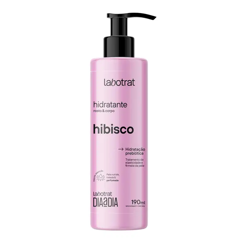 Hidratante Hibisco Dia Dia Corpo Antioxidante Labotrat 190ml
