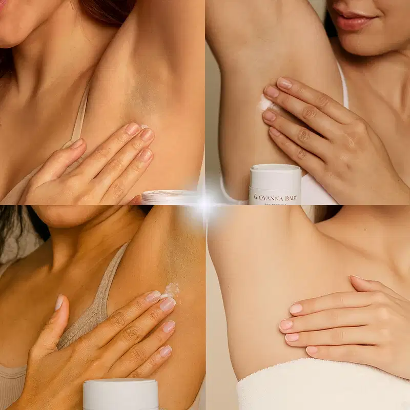 Kit Giovanna Baby Sem Perfume: 6 Desodorantes em Creme Antiperspirante 55g