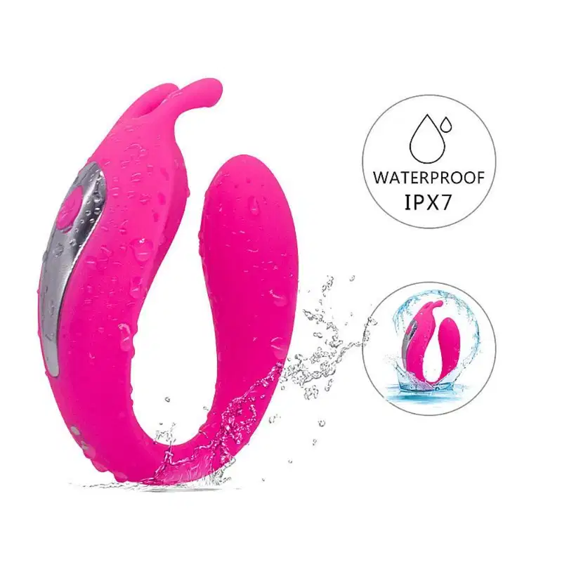 Vibrador de casal com controle remoto mody 12 vibrações Cor Pink