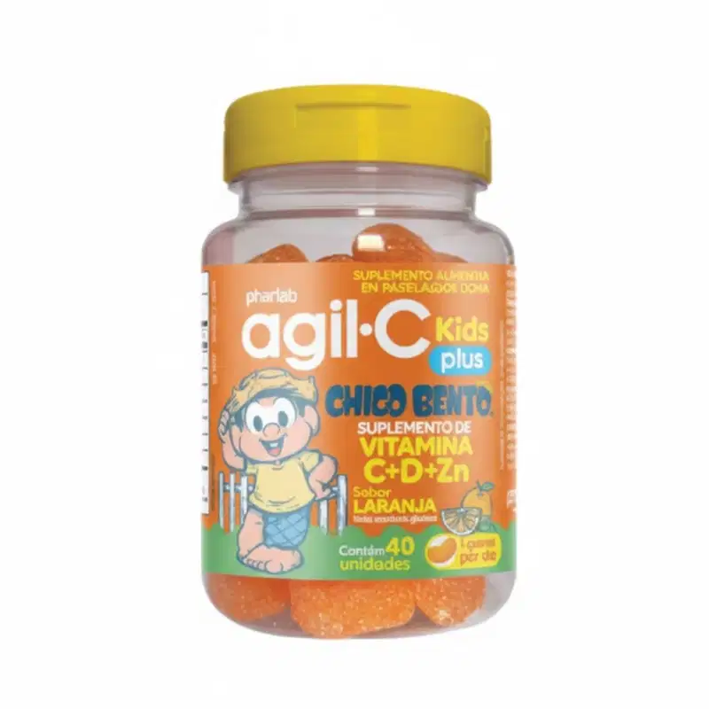 Kit Agil C Plus com 40 e Agil C Kids com 25 Gomas - Pharlab