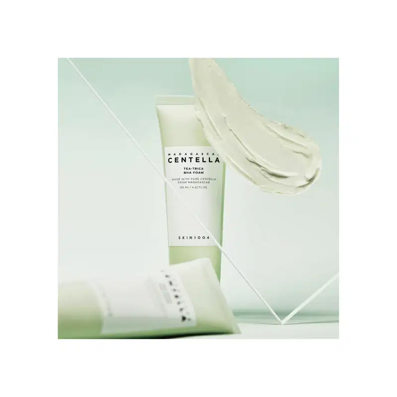 Skin1004 Centella Tea-Trica BHA - Espuma de Limpeza Facial 125ml