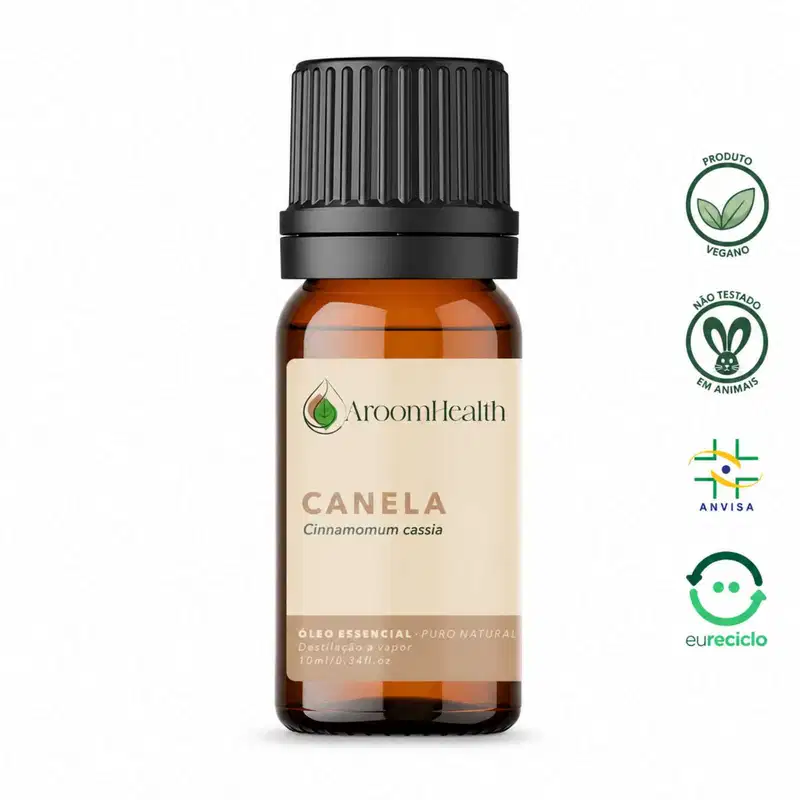 Óleo essencial puro natural de Canela Cássia – 10 ml