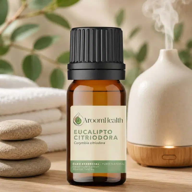 Óleo Essencial Puro Natural de Eucalipto Citriodora 10 ml