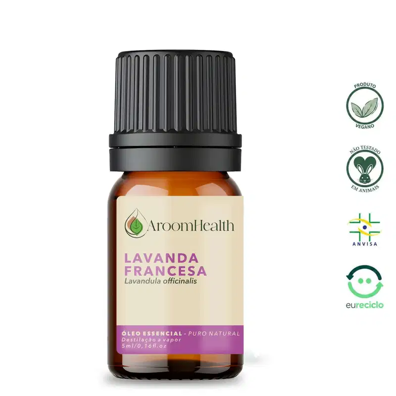 Óleo Essencial Puro Natural de Lavanda Francesa 10 ml