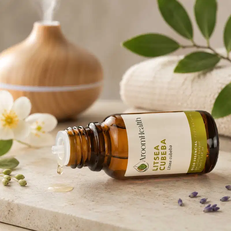 Óleo Essencial Puro Natural de Litsea Cubeba 10 ml