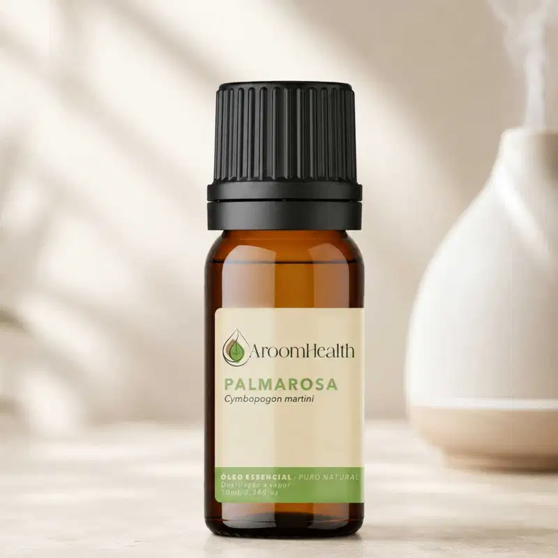 Óleo Essencial Puro Natural de Palmarosa 10 ml