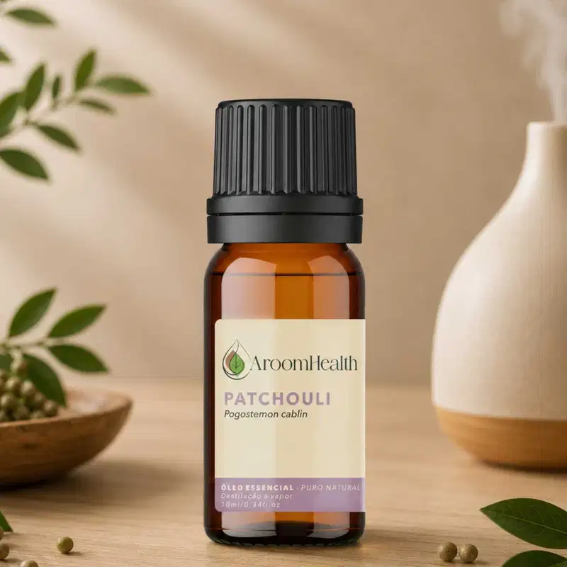 Óleo Essencial Puro Natural de Patchouli 10 ml