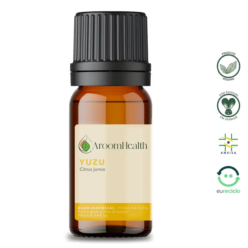 Óleo Essencial Puro Natural de Yuzu 10 ml