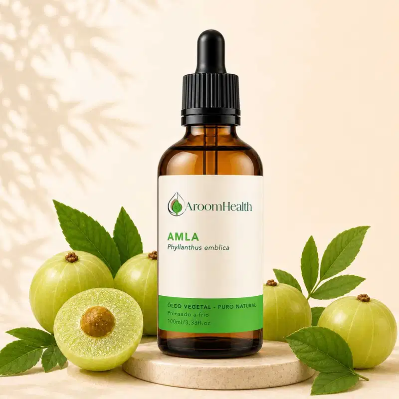 Óleo Vegetal Puro Natural Prensado a Frio de Amla 100ml