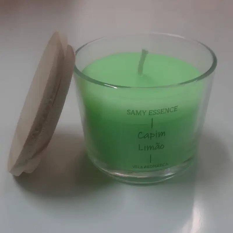 Vela Aromática Perfumada Capim Limão 110g