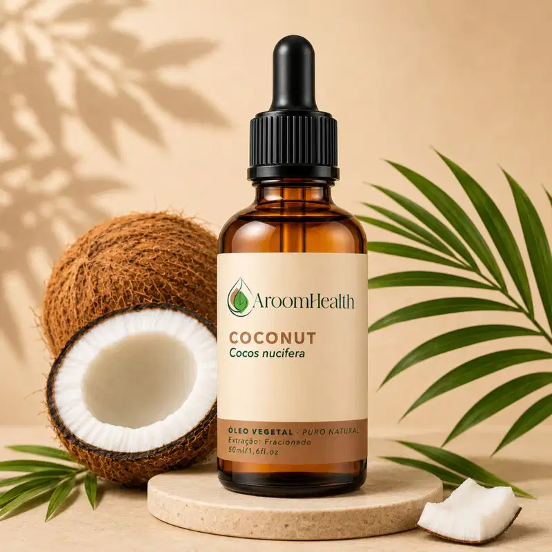 Óleo Vegetal Natural de Coco/Coconut Líquido 50ml