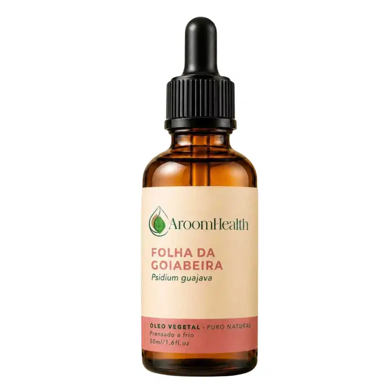 Óleo Vegetal Puro Natural Prensado a Frio Folha da Goiabeira 50ml