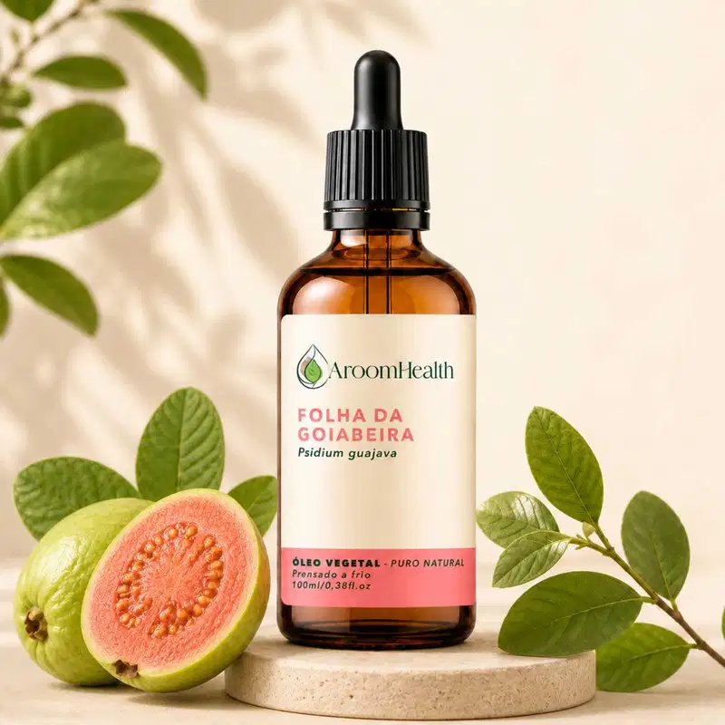 Óleo Vegetal Puro Natural Prensado a Frio Folha da Goiabeira 100ml
