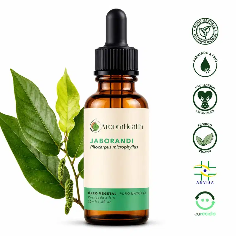 Óleo Vegetal Puro Natural de Jaborandi 30 ml