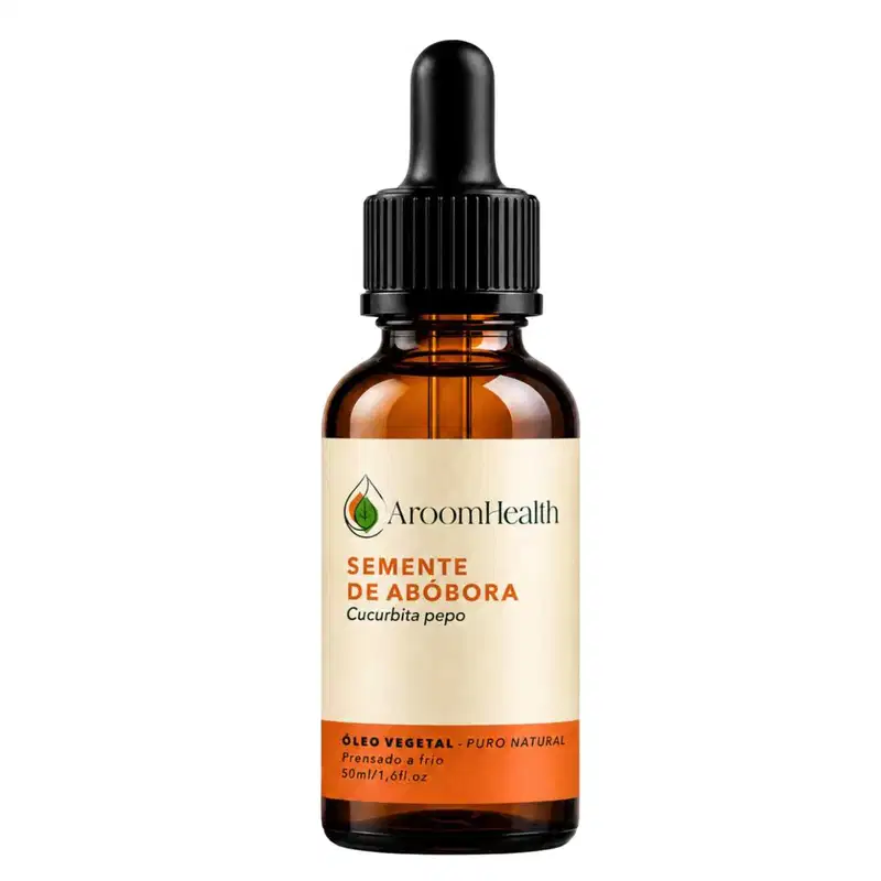 Óleo Vegetal Puro Natural de Semente de Abóbora 50ml