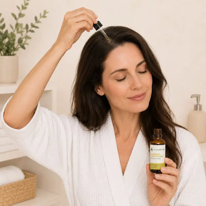 Óleo Vegetal Ozonizado de Girassol 30 ml